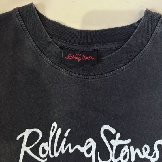 เสื้อวงThe Rolling Stones ลาย The North American Tour ปี 1989 สีดำฟอก ลิขสิทธิ์แท้จากแบรนด์ Cotton On รูปที่ 2