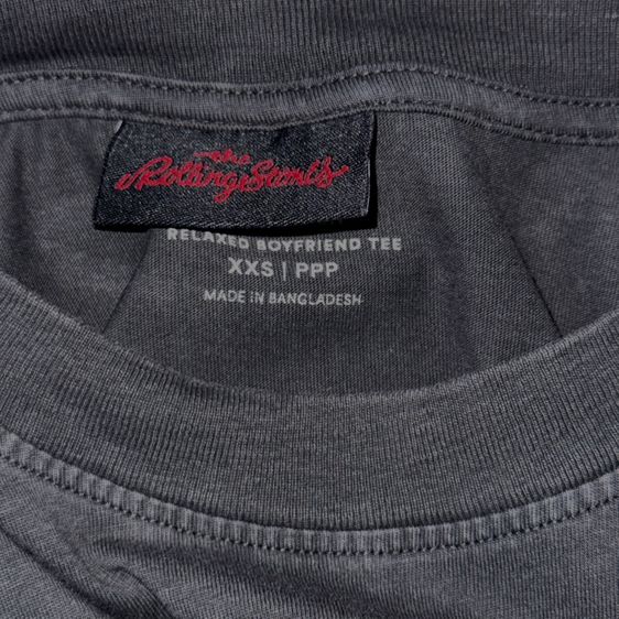 เสื้อวงThe Rolling Stones ลาย The North American Tour ปี 1989 สีดำฟอก ลิขสิทธิ์แท้จากแบรนด์ Cotton On รูปที่ 9