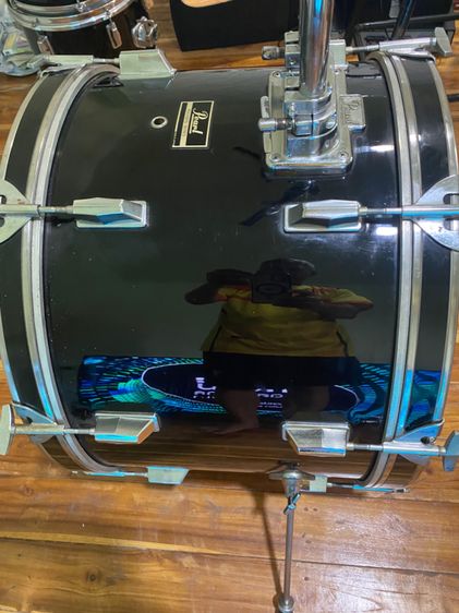 ขาย กลองชุด Pearl made in Japan สภาพใหม่ พร้อมตี ตามรูปภาพ ราคา16,000บ สอบถามรายละเอียดได้ที่ 081-0437562 ครูหนิม รูปที่ 7