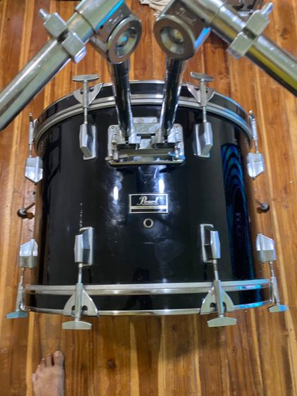 ขาย กลองชุด Pearl made in Japan สภาพใหม่ พร้อมตี ตามรูปภาพ ราคา16,000บ สอบถามรายละเอียดได้ที่ 081-0437562 ครูหนิม รูปที่ 5