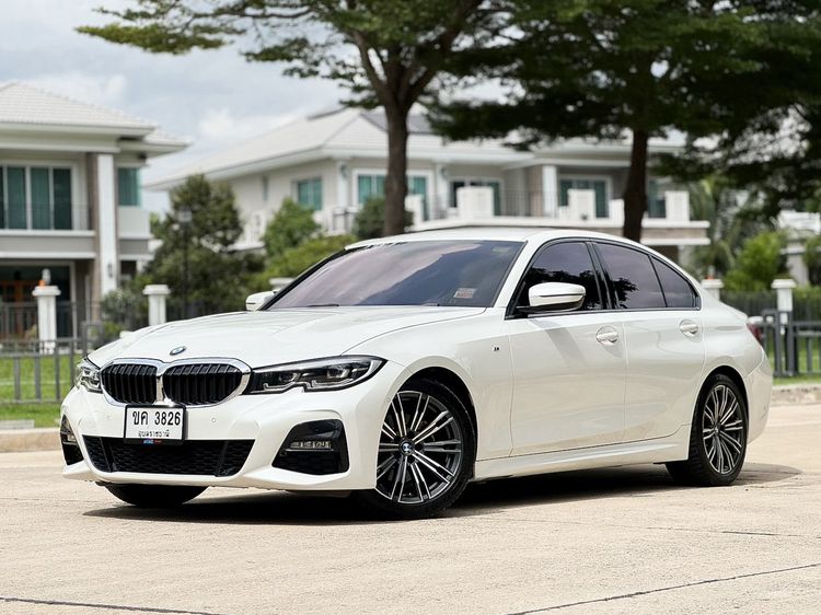 BMW Series 3 2022 320d Sedan ดีเซล ไม่ติดแก๊ส เกียร์อัตโนมัติ ขาว