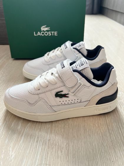 อื่นๆ รองเท้าผ้าใบ UK 4 | EU 36 2/3 | US 5.5 ส่งต่อ Lacoste T-Clip หนังแท้สีขาวคลีน ของแท้ กล่องครบ เหมือนเพิ่งหิ้วออกจากช้อป