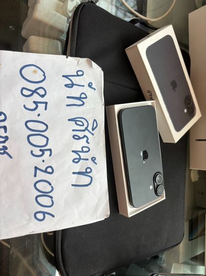 ขาย iPhone 16 256 สีดำ ครบยกกล่อง แบต86 ขาย 21500 บาท ครับ