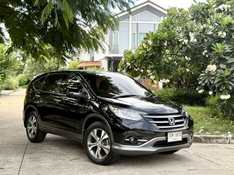 Honda CR-V 2013 2.4 E 2WD Utility-car เบนซิน LPG เกียร์อัตโนมัติ ดำ