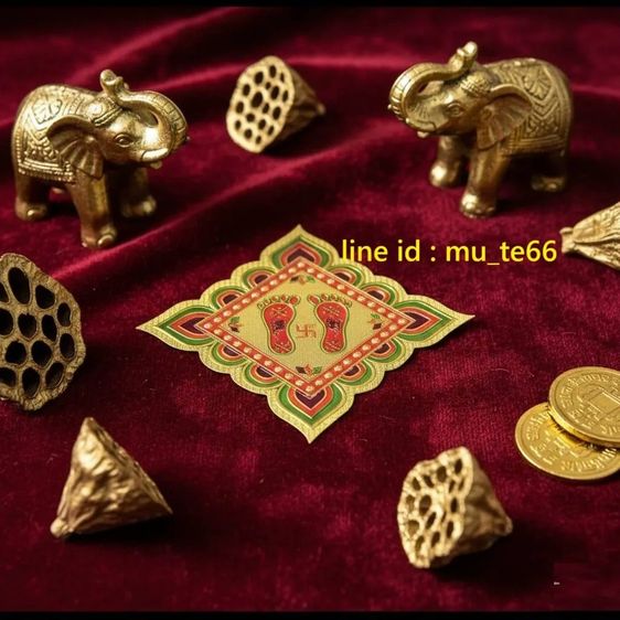 แผ่นทองสติกเกอร์ รอยเท้าพระแม่อุมาเทวี นำเข้าจากอินเดีย แผ่นทองนูน 3D นำเข้าจากอินเดียแท้ เบิกทรัพย์ เปิดทางรวย ของมงคลแต่งบ้านร้านค้า