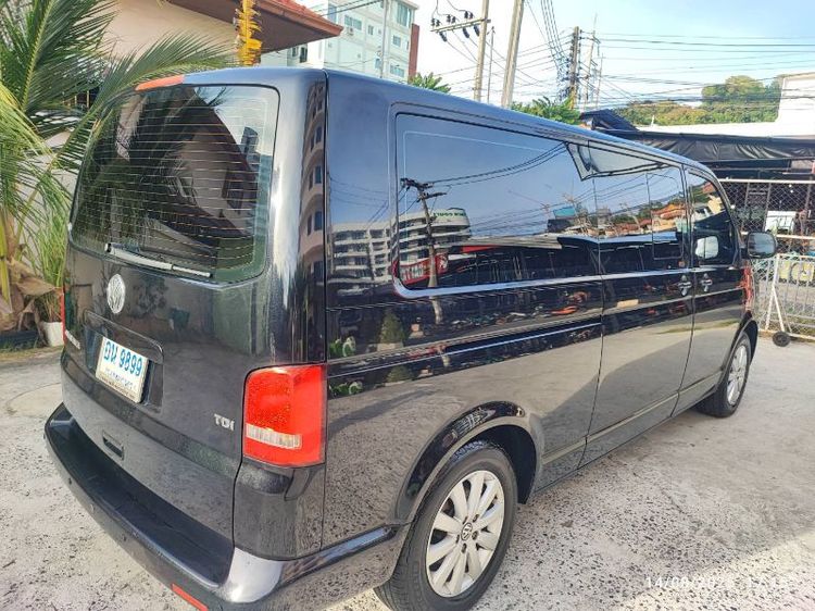 Volkswagen Caravelle 2010 2.0 TDi Van ดีเซล ไม่ติดแก๊ส เกียร์อัตโนมัติ น้ำเงิน รูปที่ 3