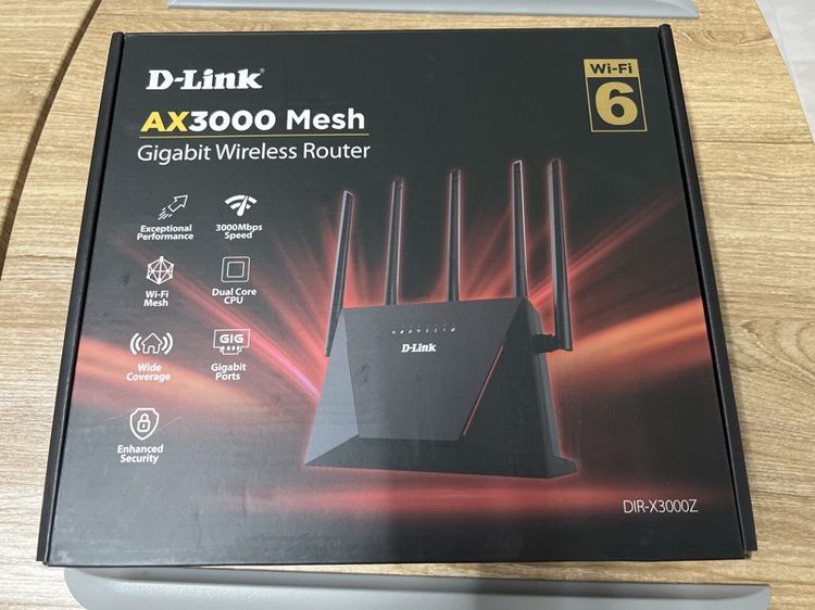 D-LINK DIR-X3000Z AX3000 MESH GIGABITWIRELESS ROUTER