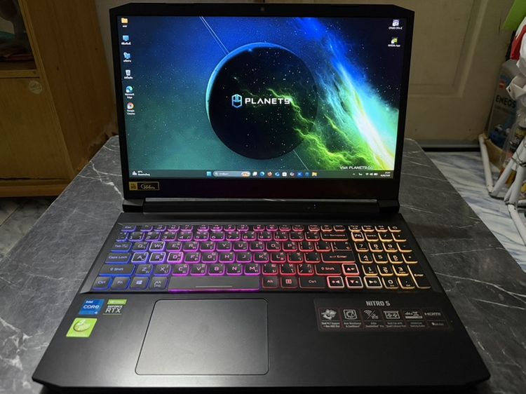 วินโดว์ อื่นๆ อื่นๆ ไม่ใช่ ขาย Note Book ACER NITRO 5 AN515-57-52UX I5-11400H Ram 24gb RTX 3060 6 GB GDDR6 512gb SSD M.2 สภาพสวยๆ เลยครับผม