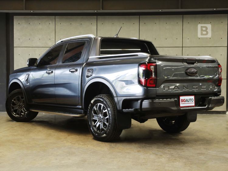 Ford Ranger 2023 2.0 Bi-Turbo Hi-Rider Wildtrak Pickup ดีเซล ไม่ติดแก๊ส เกียร์อัตโนมัติ เทา รูปที่ 3