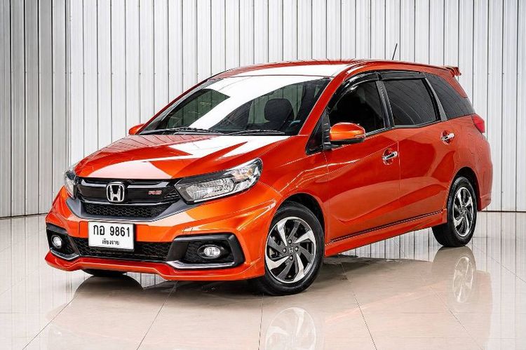Honda Mobilio 2024 1.5 RS Sedan เบนซิน ไม่ติดแก๊ส เกียร์อัตโนมัติ ส้ม รูปที่ 3