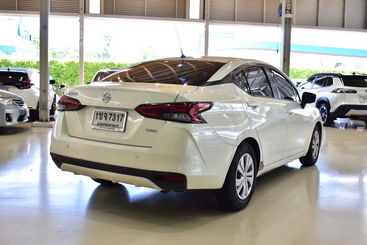 Nissan Almera 2020 1.2 E Sedan เบนซิน ไม่ติดแก๊ส เกียร์อัตโนมัติ ขาว รูปที่ 4