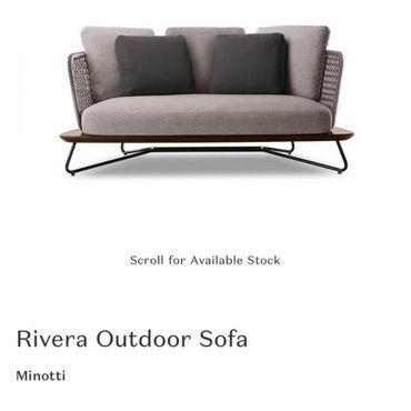 Sofa indoor outdoor นำเข้า CHANINTR ขนาด 236 ซม. สภาพใหม่สวยมาก รูปที่ 8