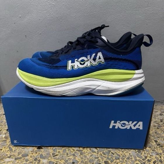 อื่นๆ ผู้ชาย ฟ้า รองเท้าวิ่งHoka รุ่นSKYFLOW หน้าWIDE (2E) Size9.5US
