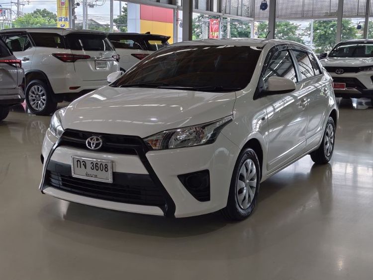 Toyota Yaris 2016 1.2 J Sedan เบนซิน ไม่ติดแก๊ส เกียร์อัตโนมัติ ขาว รูปที่ 3
