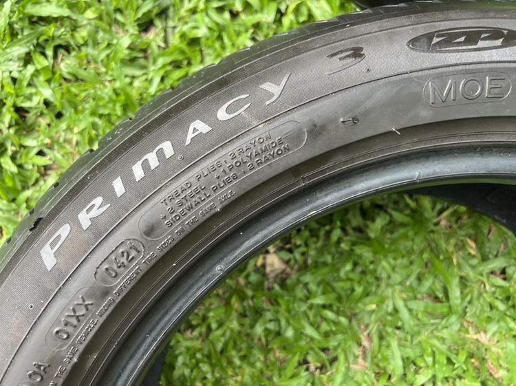**ยาง Michelin Primacy3 225/50/17 คู่ 1200 บาท RunFlat!!  สภาพดี ไม่ปะ!! รูปที่ 7