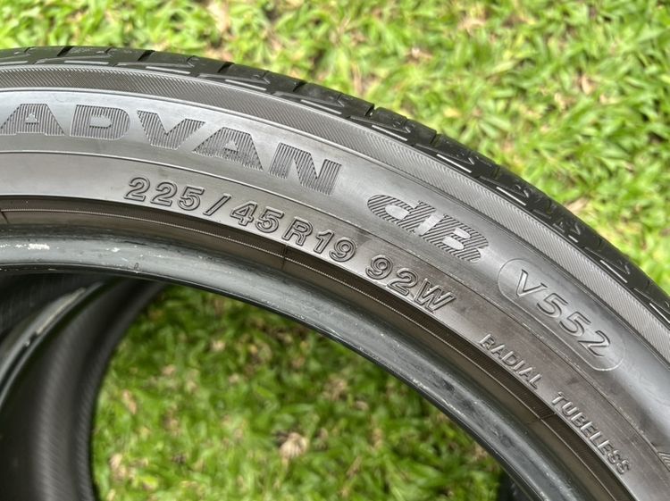 **ยาง Yokohama Db 225/45/19 ปี21 คู่ 1600 บาท ไม่ปะ Japan รูปที่ 6