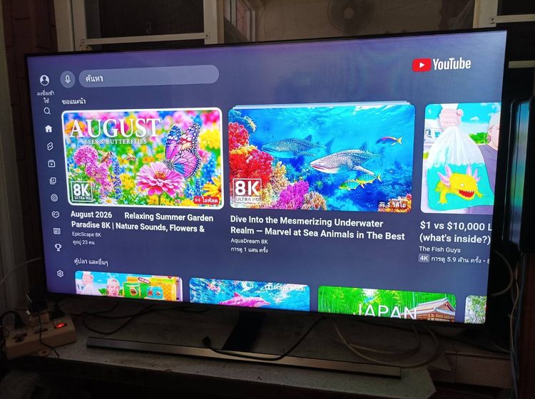 LED smart TV samsung 8k 55 นิ้ว ดูyoutube netflix ส่งคลิปมือถือ ดูดิจิตอลทีวีได้เลย ภาพสวยเสียงดี รีโมทครบ เพียง 1590 บาท(อ่านด้านล่างด้วย)  รูปที่ 12