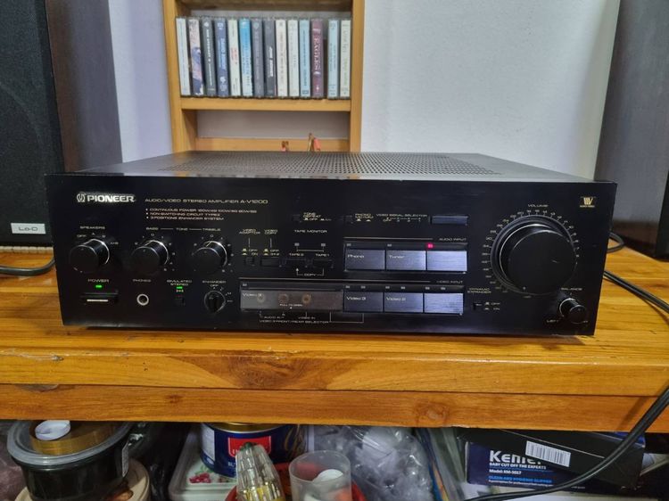ลำโพงขนาดใหญ่ PIONEER A-V1200  อินทิเกรตแอมป์วินเทจ รุ่นคลาสสิก เสียงดีมาก