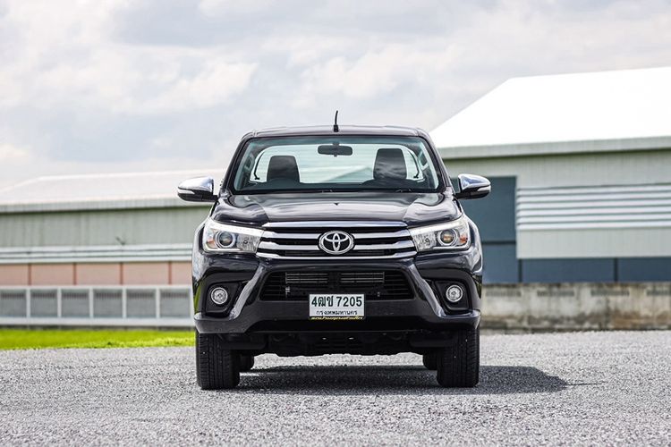 Toyota Hilux Revo 2016 2.4 Prerunner E Plus Pickup ดีเซล ไม่ติดแก๊ส เกียร์ธรรมดา ดำ