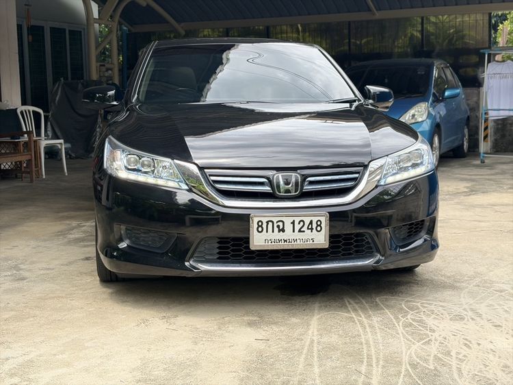 Honda Accord 2014 2.0 Hybrid Tech Sedan ไฮบริด ดำ
