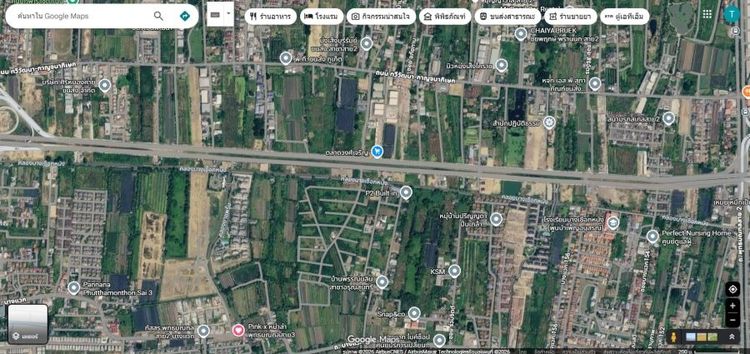 ที่ดินติดถนนพรานนก-พุทธมณฑลสาย4 ช่วงสาย2-สาย3 เนื้อที่700ตรว