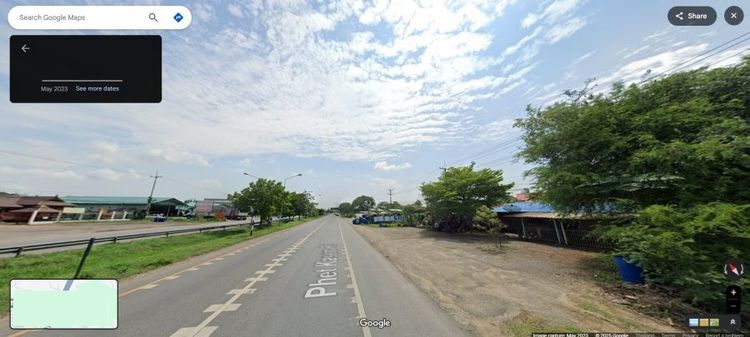 ที่ดินติดถนนเพชรเกษม ก่อนถึงสหกรณ์หนองโพ ราชบุรี