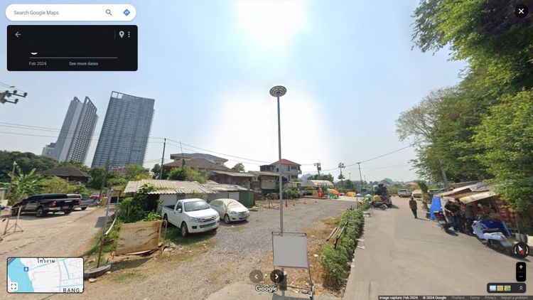 ที่ดินติดแม่น้ำบางโพ เหมาะทำร้านอาหาร โฮสเทล บ้านพัก