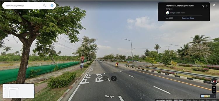 ที่ดินติดถนนพระเทพ ใกล้ตลาดดอกไม้ ราชพฤกษ์-สาย1