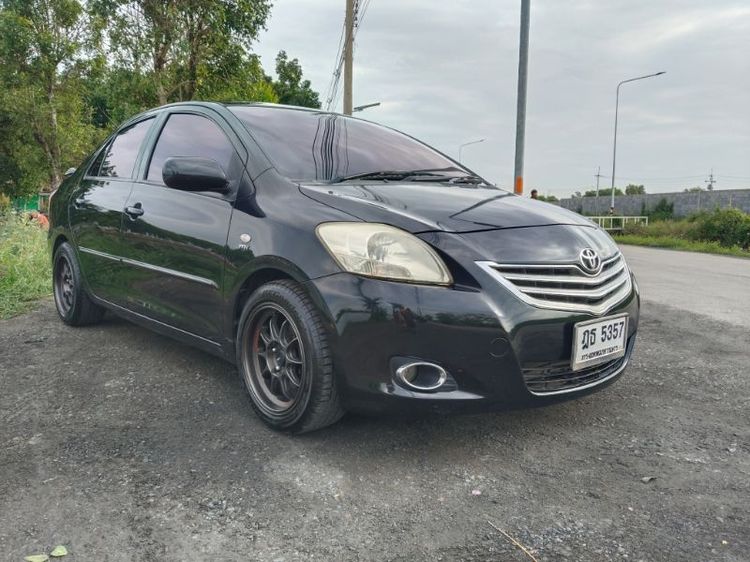 Toyota Vios 2010 1.2 E Sedan เบนซิน ไม่ติดแก๊ส เกียร์อัตโนมัติ ดำ