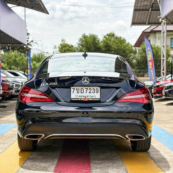 Mercedes-Benz CLA-Class 2017 CLA200 Sedan เบนซิน ไม่ติดแก๊ส เกียร์อัตโนมัติ ดำ รูปที่ 4