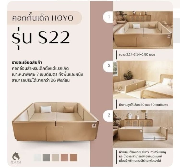 ส่งต่อคอกกั้นเด็กมือ2 HOYO รุ่นS22 มีรอยถลอกนิดหน่อย สภาพ95%  ราคาเต็ม 32,900 บาท ส่งต่อ 15,000 บาท มารับเองที่ สายไหม กทม คะ #ส่งต่อของใช้เด็ก #คอกกั้นเด็กพรีเมียม #