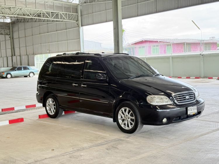 Kia Grand Carnival 2004 2.9 CEO Utility-car เบนซิน ไม่ติดแก๊ส เกียร์อัตโนมัติ ดำ รูปที่ 3