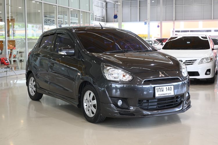 Mitsubishi Mirage 2012 1.2 GLS Sedan เบนซิน ไม่ติดแก๊ส เกียร์อัตโนมัติ เทา