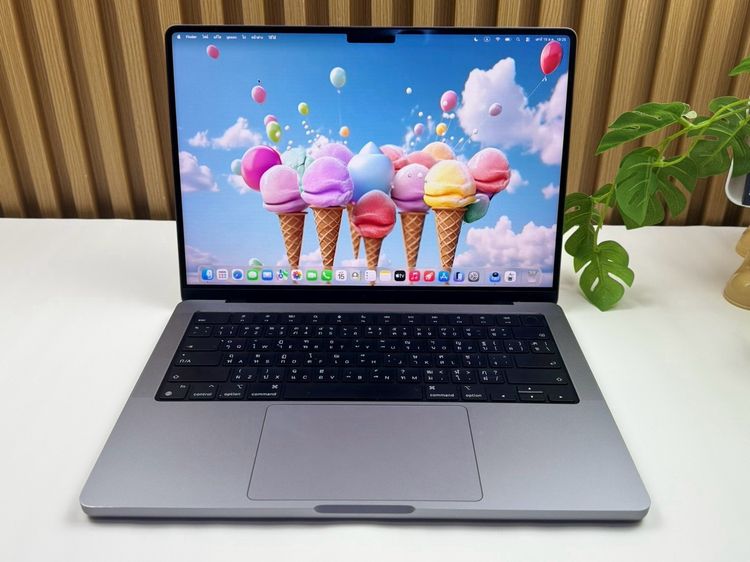 Apple Mackbook Pro 14 Inch แมค โอเอส 16 กิกะไบต์ อื่นๆ ไม่ใช่ MacBook Pro 14-inch M1 Pro 2021 Ram16GB SSD512GB Space gray