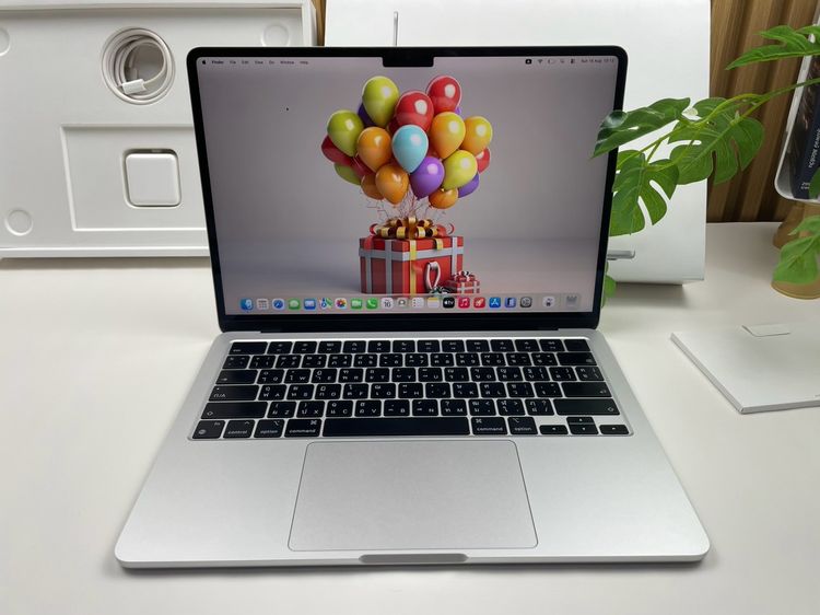 Apple แมค โอเอส 8 กิกะไบต์ อื่นๆ ไม่ใช่ MacBook Air 13-inch M2 2022 Ram8GB SSD512GB  silver 