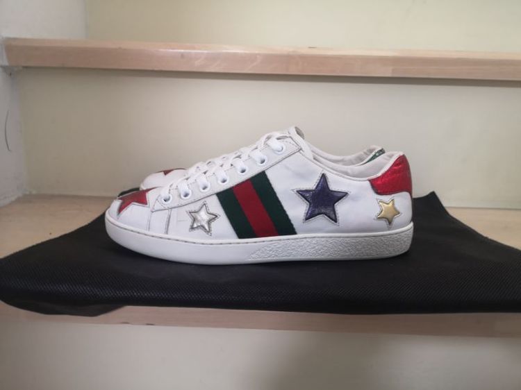 รองเท้า Gucci Ace Stars White (W)