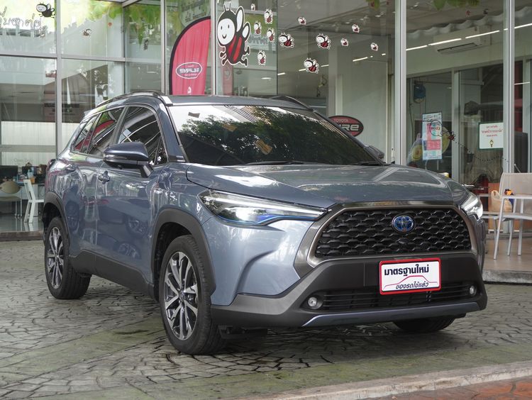 รถ Toyota Corolla Cross 1.8 Hybrid Premium Safety สี เทา