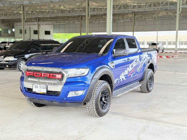 Ford Ranger 2016 2.2 XLT Pickup ดีเซล ไม่ติดแก๊ส เกียร์อัตโนมัติ น้ำเงิน