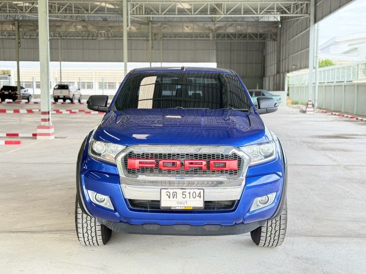 Ford Ranger 2016 2.2 XLT Pickup ดีเซล ไม่ติดแก๊ส เกียร์อัตโนมัติ น้ำเงิน รูปที่ 2