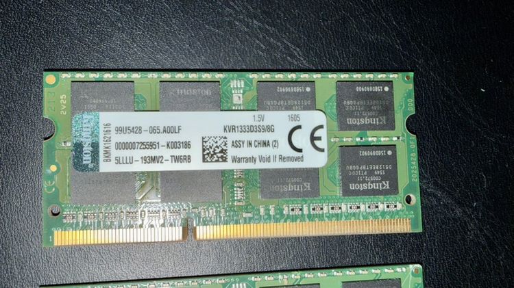 ที่เก็บข้อมูลและเมมโมรี่การ์ด DDR3 8GB x2 (16GB) 1333MHz CL9