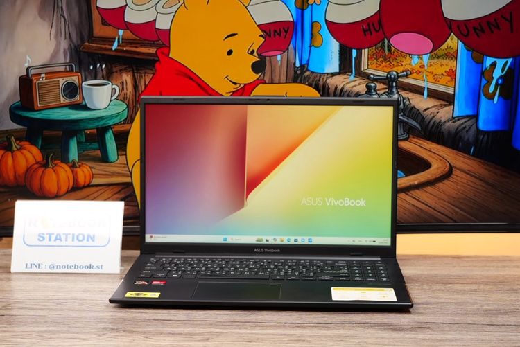 Asus Vivobook Go 15 Ryzen3-7320U Ram8 ssd512 สเปคทำงาน แป้นตัวเลขแยก