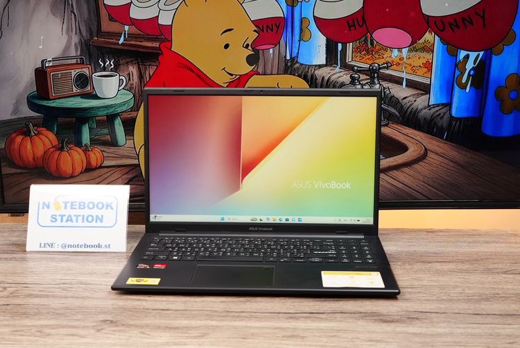 Asus Vivobook Go 15 Ryzen3-7320U Ram8 ssd512 สเปคทำงาน แป้นตัวเลขแยก รูปที่ 2