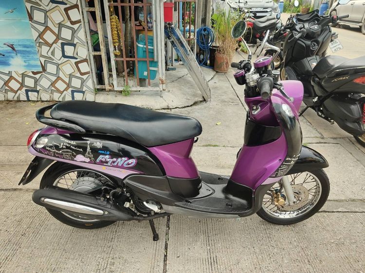 🛵ยังไงก็ขาย Fino ปี 55 เครื่องดี สีสวย สตาร์ทมือ เล่มชุดโอนครบ+เปลี่ยนถ่ายน้ำมันเครื่องฟรี ส่งฟรี 30 กม. รูปที่ 3