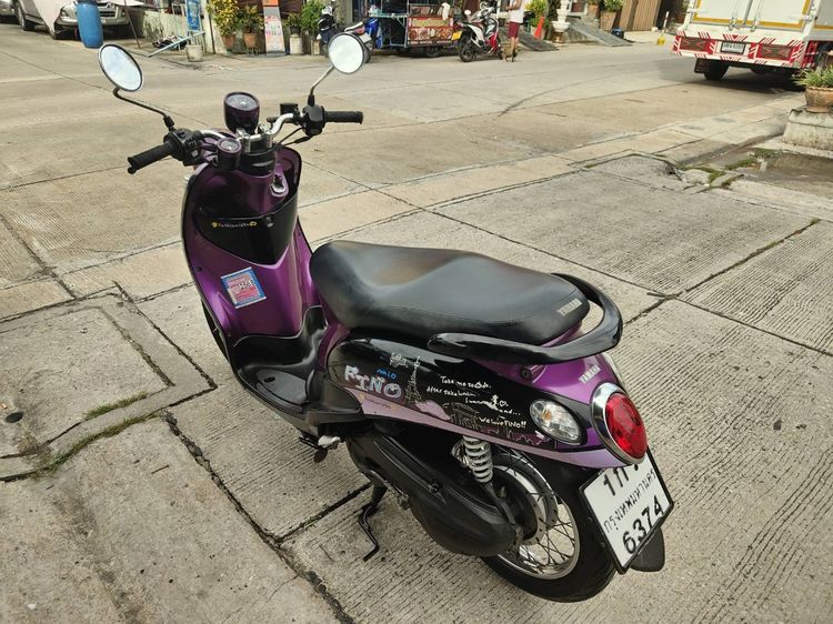 🛵ยังไงก็ขาย Fino ปี 55 เครื่องดี สีสวย สตาร์ทมือ เล่มชุดโอนครบ+เปลี่ยนถ่ายน้ำมันเครื่องฟรี ส่งฟรี 30 กม. รูปที่ 7