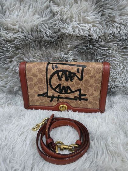 หนังแท้ ไม่ระบุ อื่นๆ Coach ลายซีแท้100%