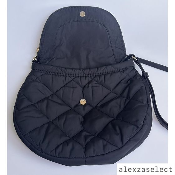 [Used] Marc Jacobs Quilted Nylon Crossbody Bag สีดำ รูปที่ 5