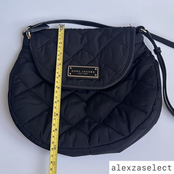[Used] Marc Jacobs Quilted Nylon Crossbody Bag สีดำ รูปที่ 3