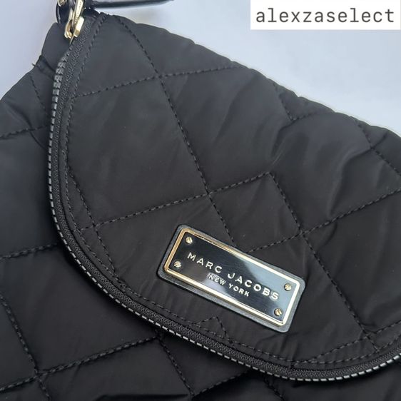 [Used] Marc Jacobs Quilted Nylon Crossbody Bag สีดำ รูปที่ 2