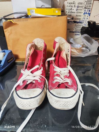 รองเท้าผ้าใบ ผ้า UK 7.5 | EU 41 1/3 | US 9 รองเท้า Converse แท้ รุ่นChuck Taylor All Star High (สีแดง) รหัสสินค้า(Style Code):M9621