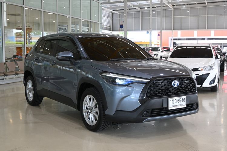รถ Toyota Corolla Cross 1.8 Hybrid Smart สี เทา